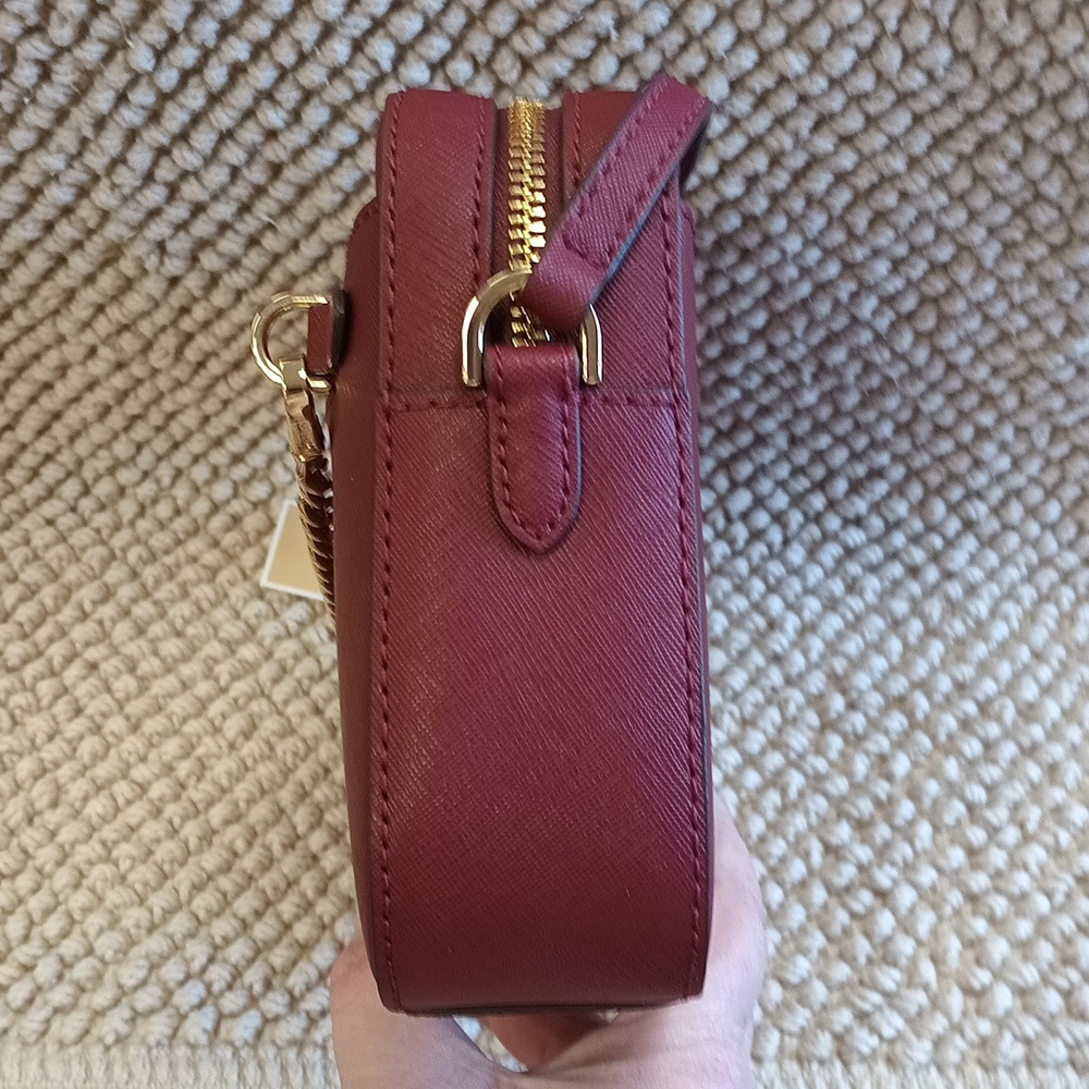 MICHAEL KORS Jet Set Large Saffiano Leather Crossbody Bag - Picture 5 of 10